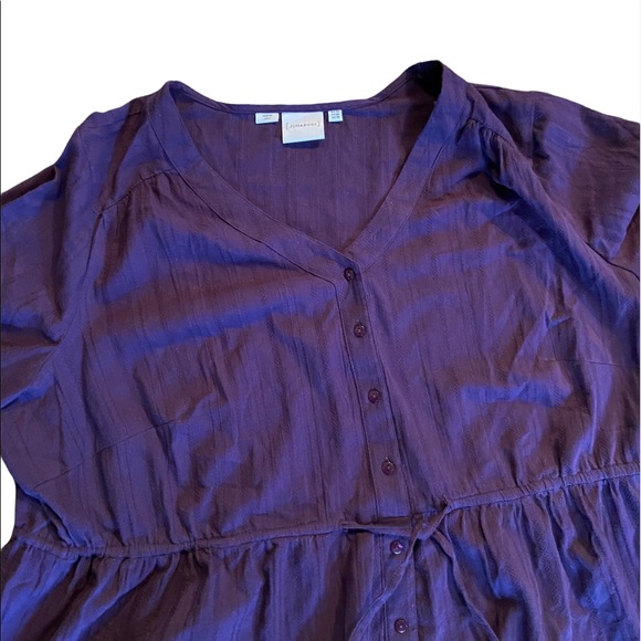 ASOS JUNAROSE 100% Cotton Gorgeous Like New Purple Bohemian Maxi Dress - Plus 24 - Picture 10 of 12